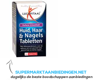 Lucovitaal Huid, haar & nagels tabletten aanbieding