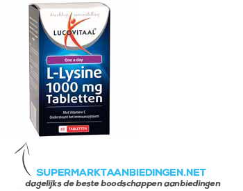 Lucovitaal Lipblaasjes L-Lysine tabletten aanbieding
