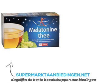 Lucovitaal Melatonine thee aanbieding