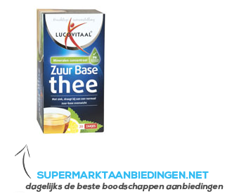 Lucovitaal Zuur base thee
