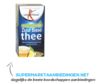 Lucovitaal Zuur base thee aanbieding