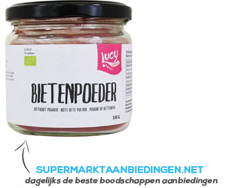 LUCY Bietenpoeder bio aanbieding