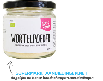 LUCY Wortelpoeder bio aanbieding