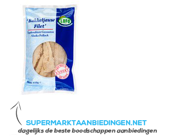 Lufo Bakkeljauw filet Alaska pollock aanbieding