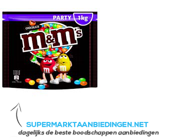 M&M Choco party aanbieding