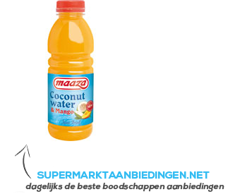 Maaza Coconutwater & mango aanbieding