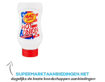 Madsauce Hot onion aanbieding