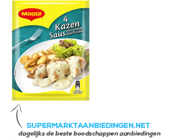 Maggi 4-kazensaus aanbieding