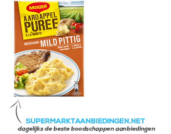 Maggi Aardappelpuree Mexicaans mild pittig aanbieding