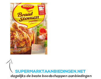 Maggi Braadstomen paprika aanbieding