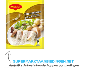 Maggi Champignonsaus aanbieding