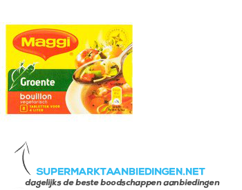 Maggi Groente bouillon vegetarisch aanbieding