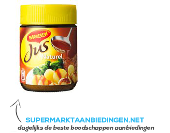 Maggi Jus naturel aanbieding