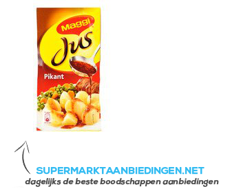 Maggi Jus pikant aanbieding