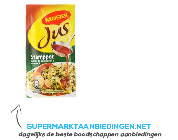 Maggi Jus stamppot aanbieding