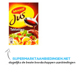 Maggi Jus tabletten aanbieding