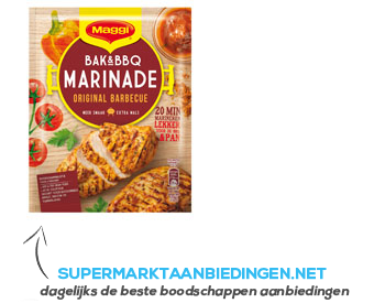 Maggi Marinade original barbecue aanbieding