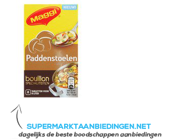 Maggi Paddenstoelen bouillon aanbieding