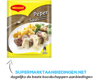 Maggi Pepersaus aanbieding