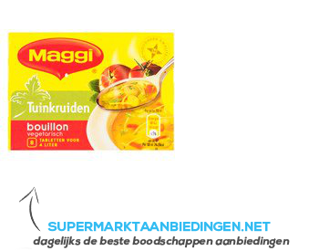 Maggi Tuinkruiden bouillon aanbieding