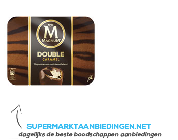 Magnum Double caramel aanbieding