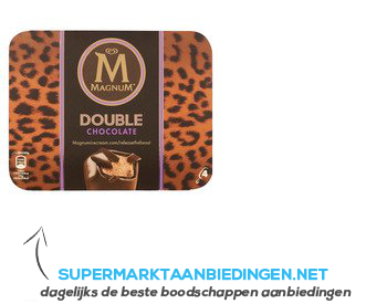 Magnum Double chocolate aanbieding