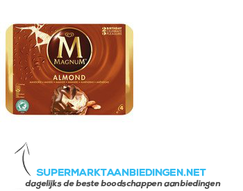 Magnum IJs almond aanbieding