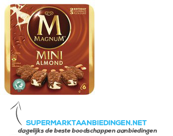 Magnum IJs mini almond aanbieding