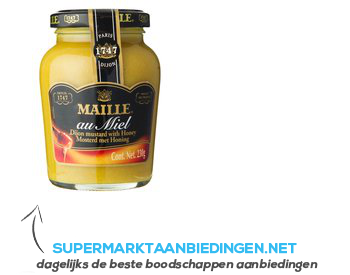 Maille Au miel (honing mosterd) aanbieding