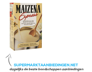 Maïzena Express bindmiddel wit aanbieding