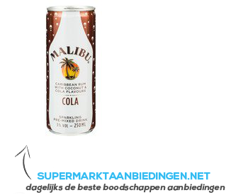 Malibu & Cola aanbieding