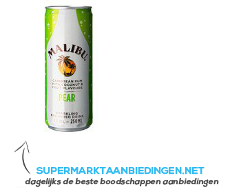 Malibu & Pear aanbieding