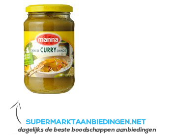 Manna Chinese curry aanbieding
