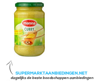 Manna Curry aanbieding