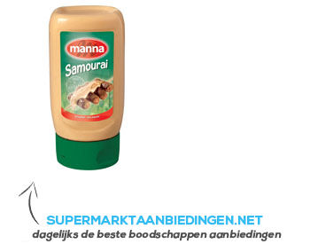 Manna Samourai aanbieding