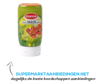 Manna Snacksaus aanbieding