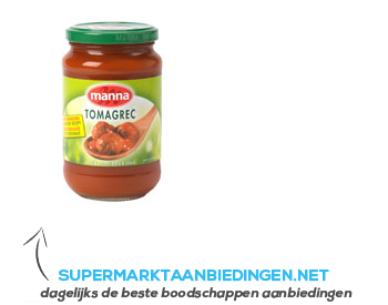 Manna Tomagrec aanbieding