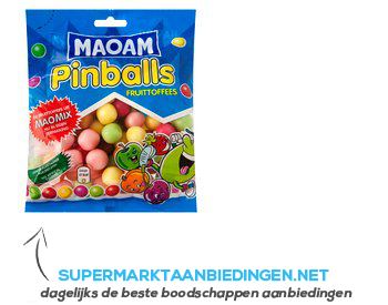 Maoam Pinballs aanbieding