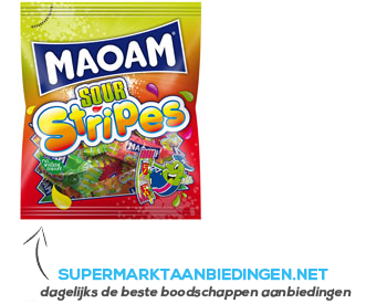 Maoam Sour stripes aanbieding