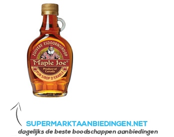 Maple Joe Zuivere esdoornsiroop aanbieding