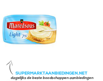 Maredsous Smeerkaas light aanbieding