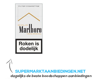 Marlboro Gold 100’s, slof aanbieding