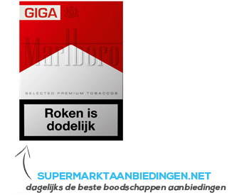 Marlboro Red giga, slof aanbieding