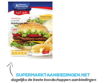 Marrouche Hamburger mix aanbieding