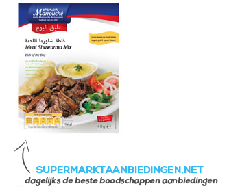 Marrouche Meat shawarma mix aanbieding