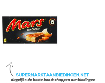 Mars Ice cream aanbieding
