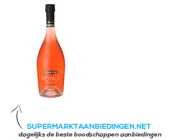 Martini Royale rosato aanbieding