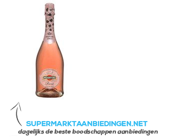 Martini Sparkling rosé aanbieding