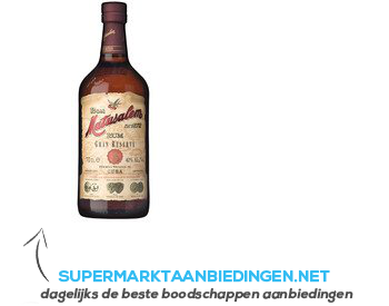 Matusalem Rum gran reserva aanbieding