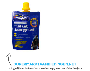 Maxim Instant energy gel citrus aanbieding